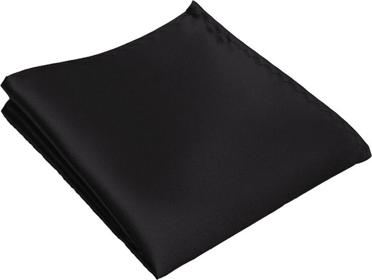 Pochette - Zwart - pochet – heren - unisex - Cadeau