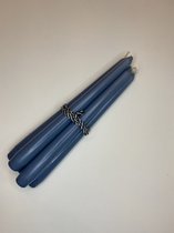 Kandelaarkaarsen - Arctisch blauw - 25cm - 5 stuks