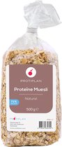 Protiplan | Proteïne Muesli Naturel | 1 x 500 gram | Snel afvallen zonder poespas!