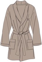 Woody badjas heren - beige - 212-2-QDR-M/137 - maat S