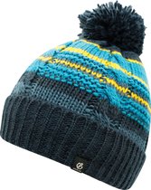 Dare 2b Mindless Beanie Muts (Sport) - Unisex - navy - blauw - geel 7 - 10 year