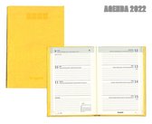 Brepols Agenda 2022 - Delta - Lucca  hard cover - 8,1 x 12 cm - Geel