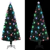 Huis en Tuin Depot Kunstkerstboom Met Standaard/Led 210 Cm Glasvezel