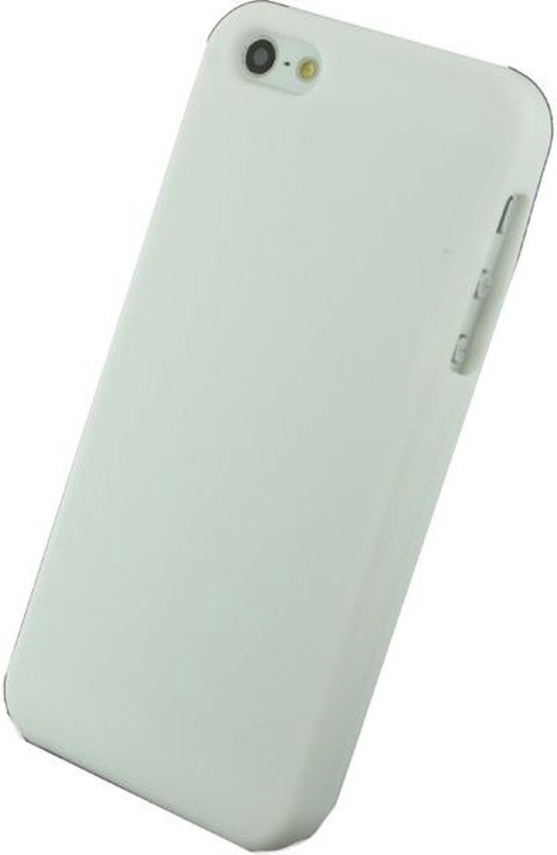 Apple iPhone 5/5s/SE Hoesje - Xccess - Serie - Siliconen Backcover - Wit - Hoesje Geschikt Voor Apple iPhone 5/5s/SE