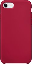 Apple iPhone 7 Hoesje - XQISIT - Serie - Siliconen Backcover - Rood - Hoesje Geschikt Voor Apple iPhone 7