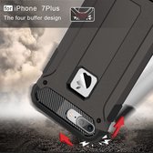 Mobigear Outdoor Hardcase Hoesje - Geschikt voor Apple iPhone 7 Plus - Gunmetal