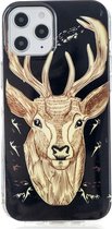 Apple iPhone 12 Hoesje - Mobigear - Design Serie - TPU Backcover - Deer - Hoesje Geschikt Voor Apple iPhone 12