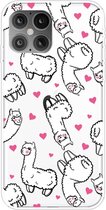 Apple iPhone 12 Hoesje - Mobigear - Design Serie - TPU Backcover - Alpaca - Hoesje Geschikt Voor Apple iPhone 12