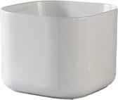 Vasque à poser en céramique Prisma 40x40cm blanc