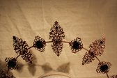 DIY headpiece set, steampunk, gothic, fantasy, halo, godin, koningin, cosplay