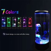 JellyFish - Lavalamp - Sfeerlamp - Nachtlamp - sfeerverlichting - Kinderen en Volwassenen - 7 Kleuren - LED Lamp