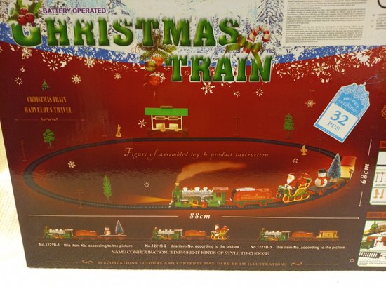 heel mooie Kerst trein - Xmas train - werkt met batterijen - inbegrepen -  voor onder... | bol.com