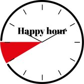 Klok happy hour 8-9 ø30cm