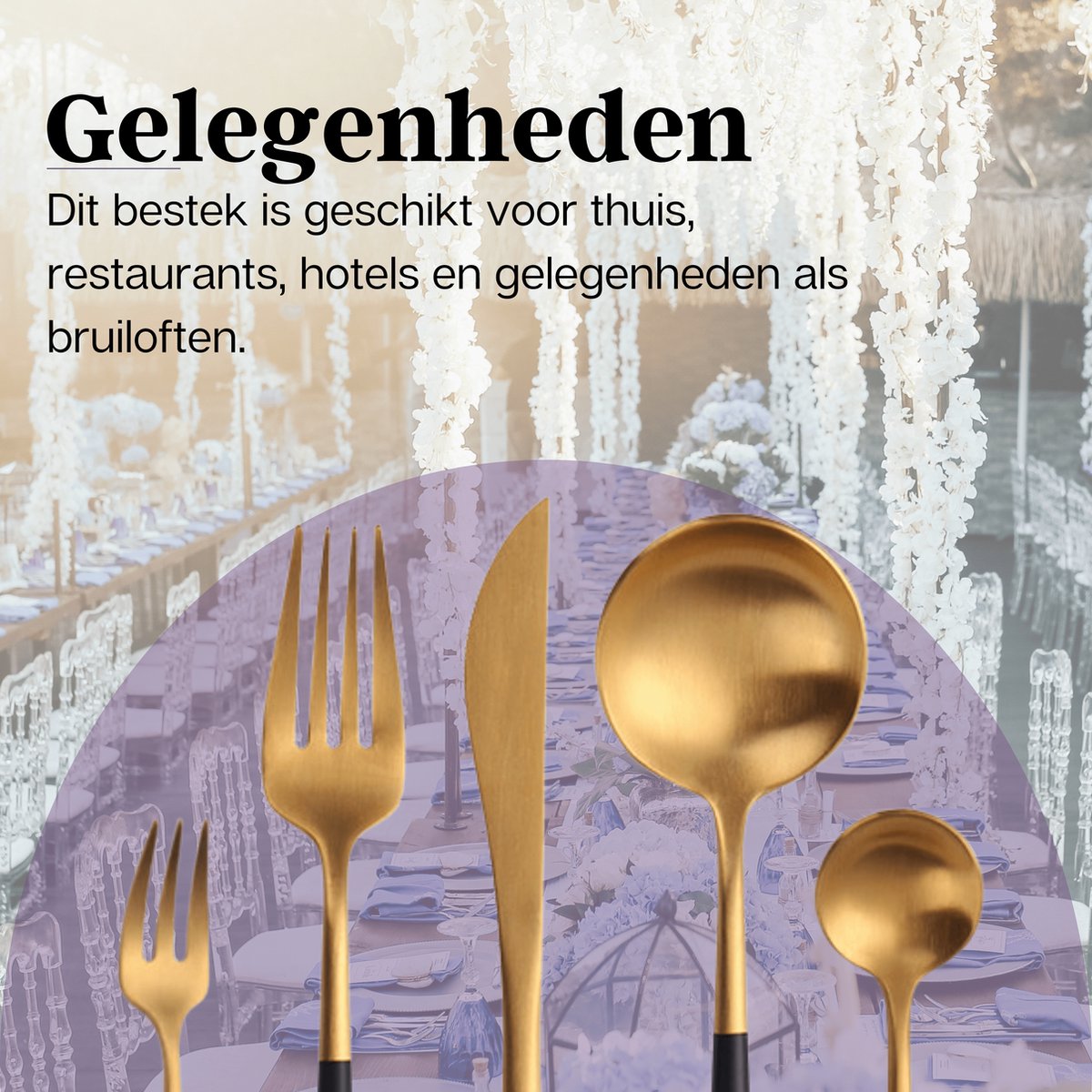 Berglander 30-delige vergulde bestekset, 30-delige bestekset, bestekset Berglander 30-delige vergulde bestekset, 30-delige bestekset, bestekset