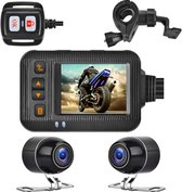 Dakta® Motor Dashcam | Dode hoek camera systeem | Motordashcam | Nachtzicht | HD 1080P DVR | met Opnamefunctie