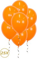 Oranje Helium Ballonnen 2024 NYE Verjaardag Versiering Feest Versiering Ballon Halloween Oranje Decoratie - 25 Stuks