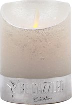 Magic Flame Stompkaars Be Dazzled Led 7,5 X 10 Cm Wax Wit