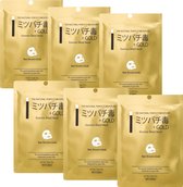 Mitomo Gold & BeeVenom Gezichtsmasker - Japans  Gezichtsmasker Verrijkt Met o.a Hyaluronzuur - Oligopeptide1 - Glycerine - Face Mask - Gezichtsverzorging Vrouw - Mask J-Beauty Skincare Rituals - 6 Stuk