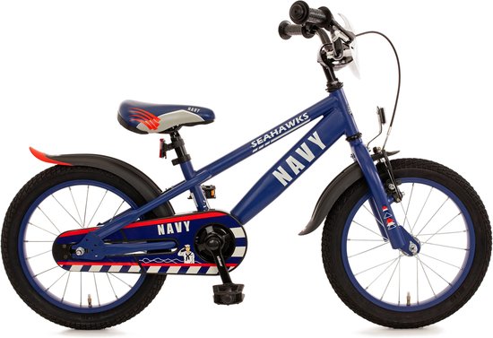 Bachtenkirch kinderfiets Navy, 16 inch, donkerblauw