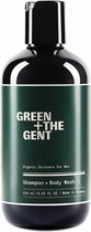 GREEN + THE GENT Shampoo + Body Wash voor mannen