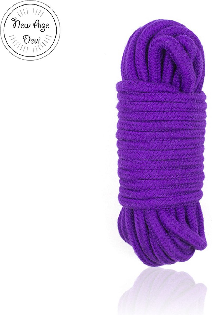 Goedkoopste Bondage touw - Bondage - BDSM - Paars - 10meter - Erotiek - Rollenspel - Touw