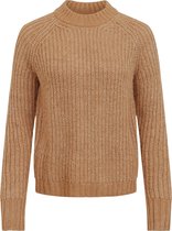 VILA VINOLA O-NECK L/S COSY KNIT TOP Dames Trui - Maat S