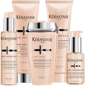 Kérastase Curl Manifesto set + Interieur parfum - Krultype 2/3/4 - Shampoo 250ml - Creme 250ml - Haarolie 50ml- Leave-in Conditioner 150 ml - Gelcreme 150ml