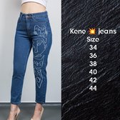 Dames jeans hoge taille maat 34