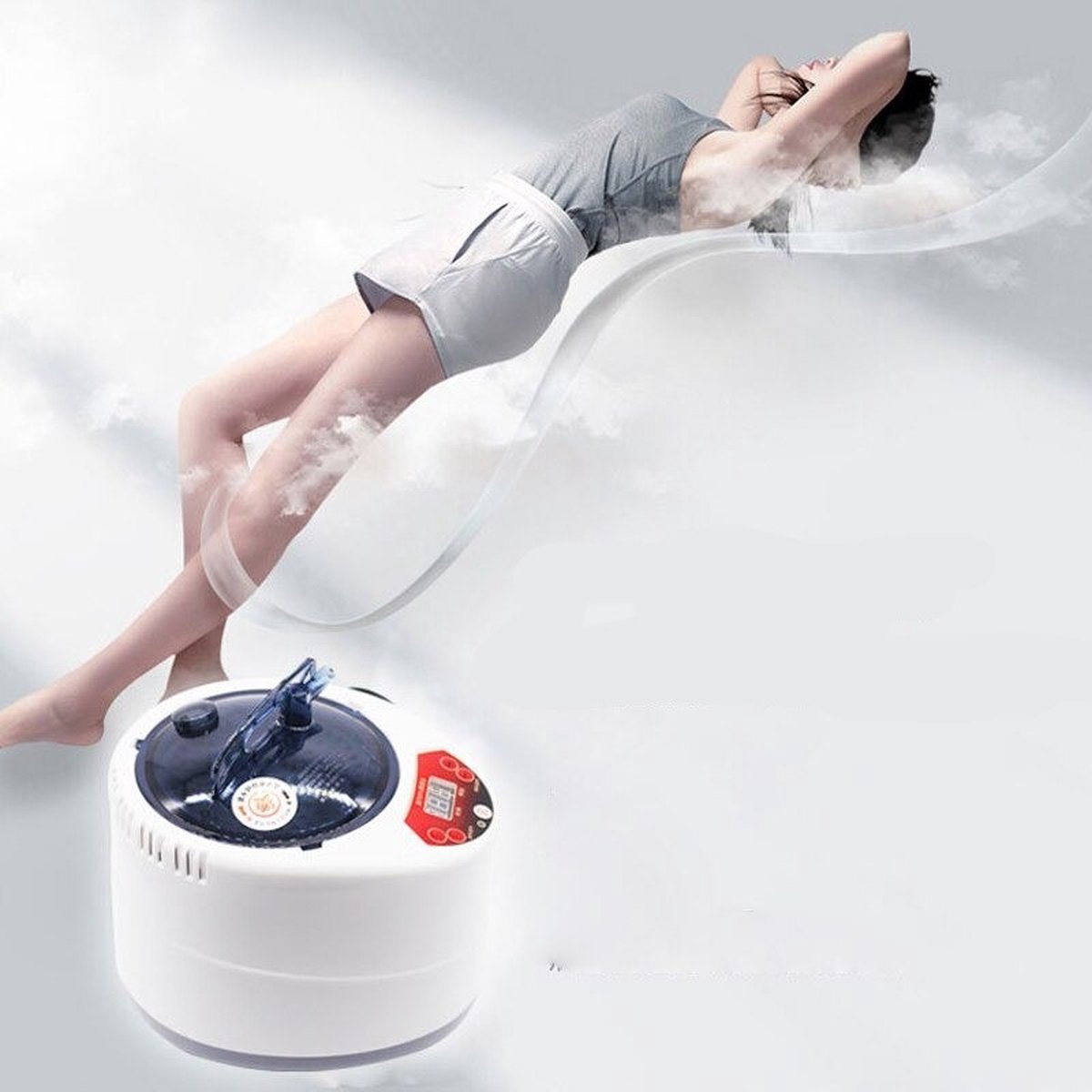 Sauna, draagbare sauna met afstandsbediening, draagbare sauna, kan vermoeidheid verlichten, gewichtsverlies (B-zwart