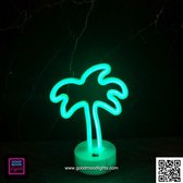 PALMBOOM | NEON-SIGN - HANGMODEL | BASIS COLLECTIE - LAMP - TAFELMODEL - NEON LAMP - WAND BORD - HANGLAMP - GOODMOODLIGHTS