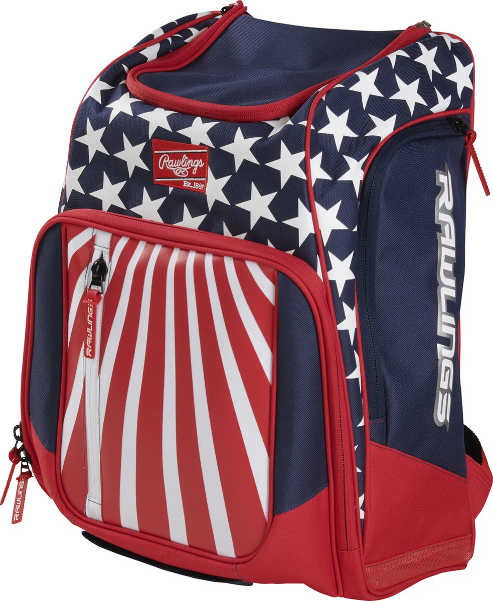 Rawlings Legion Backpack Color USA Tri-Color