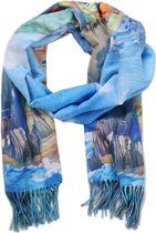 Warme Sjaal met Schilderij - 180x70 cm - Model 1