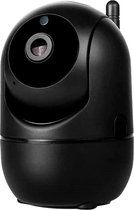 IP camera - beveiligingscamera - babyfoon - roteerbaar - zwart - huisdier camera - indoor - Wifi camera - Beveiliging camera met app - beweeg en geluidsdetectie - spraakfunctie