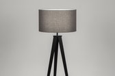Lumidora Vloerlamp 30883 - E27 - Zwart - Grijs - Metaal - ⌀ 51 cm