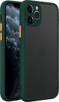 Smoke Transparant iPhone 11 Pro hoesje - Hoesje Apple iPhone 11 Pro - iPhone 11 Pro Case - hoesje iPhone 11 Pro - telefoonhoesje iPhone 11 Pro - Siliconen hoesje - Transparant - Smoke - Groen