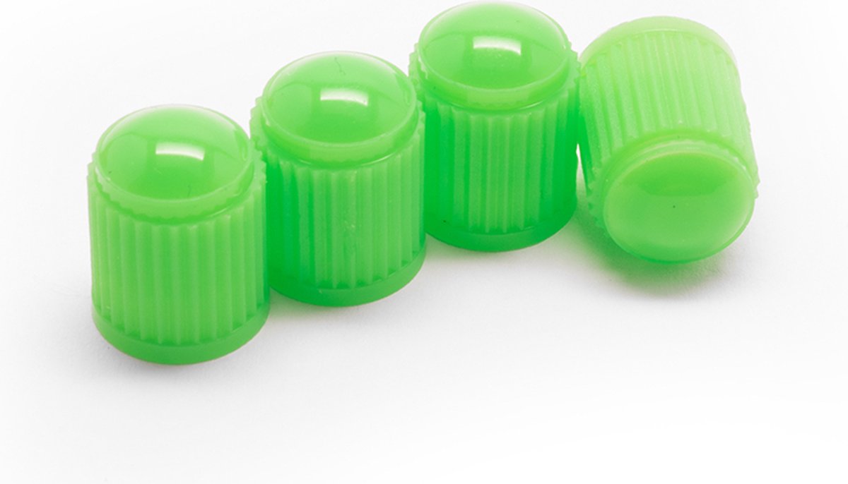 TT-products ventieldoppen kunststof groen 4 stuks