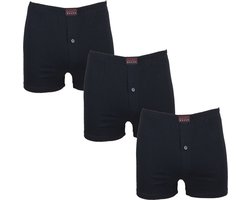 Basic 3-Pack wijde Heren boxershorts zwart maat 7XL (13)