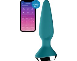Satisfyer plugvibrator met app-bediening, Plug-ilicious 1, waterdicht, huidvriendelijke siliconen