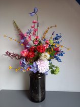 Flowersch Kunstbloem - zijden boeket - zijden bloemen - kleurrijk boeket Chicago