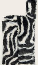 Omay Wipey Pouch Zebra White Black - Luieretui - Reisetui wit en zwart - 29X18,5 cm - Handmade