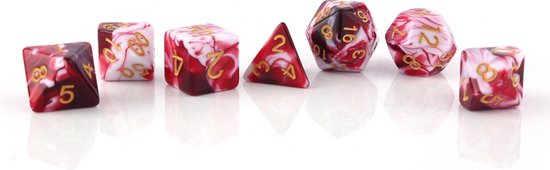 Thumbnail van een extra afbeelding van het spel Lapi Toys - Dungeons and dragons essential kit - D&D polydice tray - Dobbelstenen mega set - Dnd dice tray - Dnd polydice - Rolling tray - Inclusief 3 sets dobbelstenen (21 stuks) - Met gratis d&d dice bags