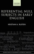 Oxford Studies in Diachronic and Historical Linguistics- Referential Null Subjects in Early English