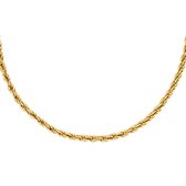 LOUVABEL - Ketting - Goud - Gedraaid - Stainless Steel