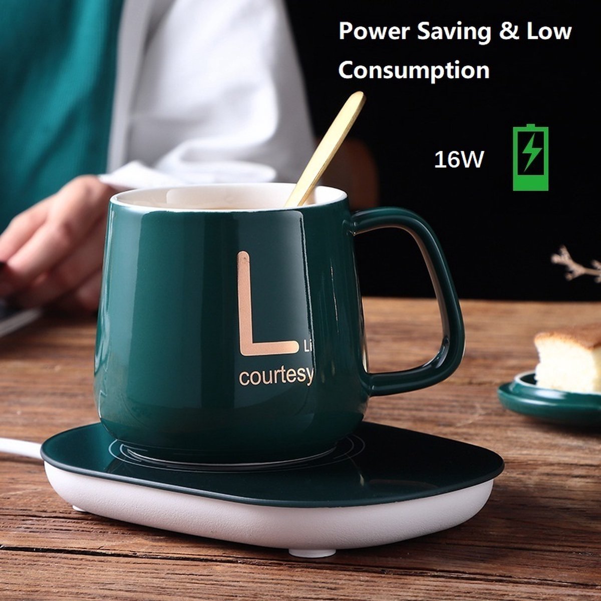 Electrique ,réchauffeur de tasse à café pour bureau, chauffe-tasse à café  et tea