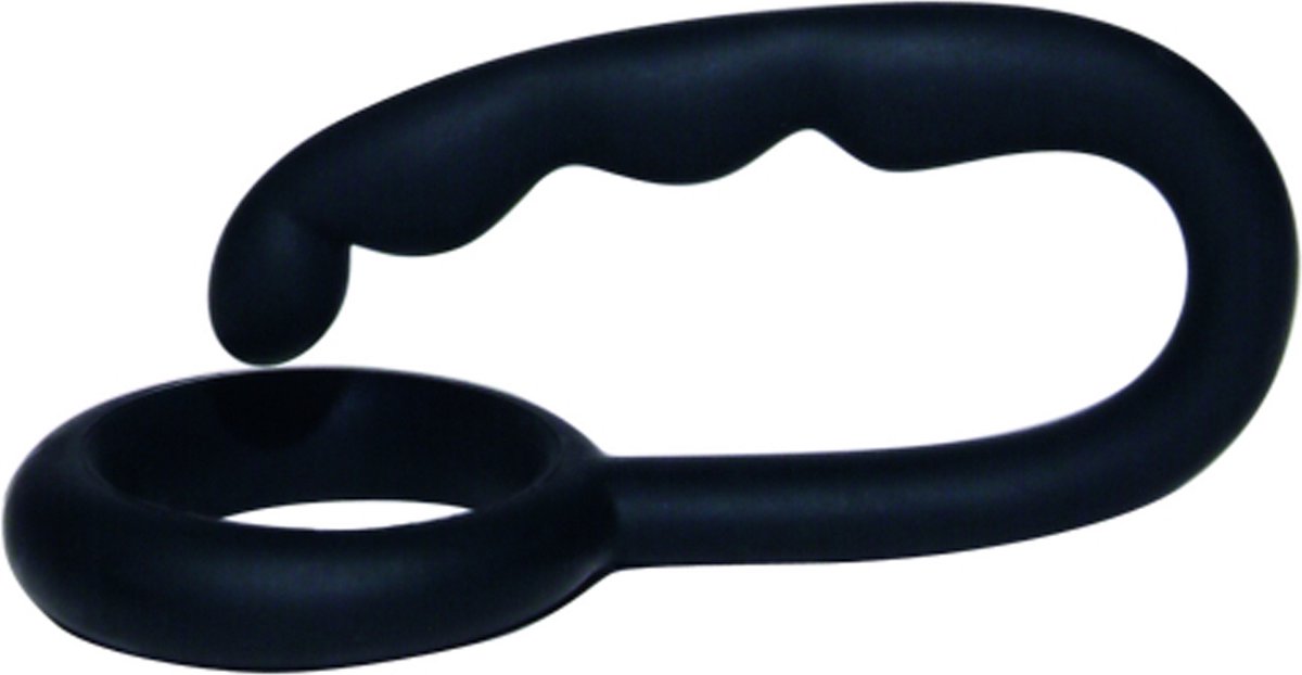 Goedkoopste You2toys - Cockring met Anaal Plug Asslock Flexibel - Zwart