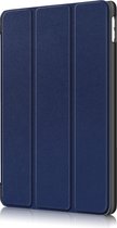 ipad Air 4 Tri-Fold - Air 4 book case (2020) - Tri-Fold case 2020 - hoes ipad Air 4 - iPad Air 4 (10.9) case Tri-Fold - Blauw
