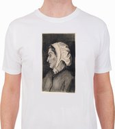 Kop van een vrouw van Vincent van Gogh T-Shirt