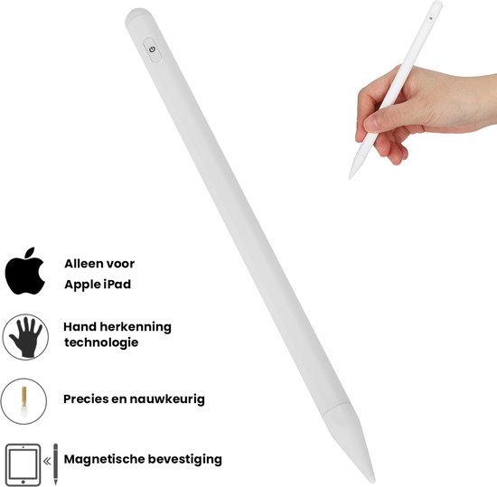 Stylus Pen - Alternatief Apple Pencil - Alleen voor Apple iPad - Active  Stylus Pencil... | bol.com