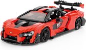 Trex® Racewagen - Bouwpakket - 1182 Stenen - Speelgoedauto - Raceauto - Voertuig - 35.5 cm Lang - Rood