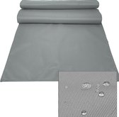 JEMIDI Buiten placemats placemat tafel mat waterafstotend placemat 2-pak - Lichtgrijs - Maat 50x150